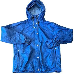The North Face Women's Vintage Gore-Tex Windbreaker Packable Jacket Blue Size M